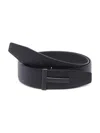 Tom Ford Men's T Buckle Reversible Belt In Black