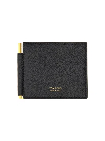 Tom Ford Moneyclip T Line In Black