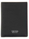 Tom Ford Textured Calf Leather T Line Portfolio