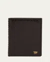 Tom Ford Men's T Line Python-effect Leather Bifold Card Holder