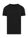 Tom Ford Short-sleeved Crewneck T-shirt In Brown
