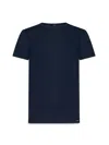 Tom Ford Midnight Blue Crew-neck T-shirt In Lyocell And Cotton In Gold
