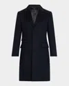 Tom Ford Men's Tailored Wool-cashmere Topcoat In Navy