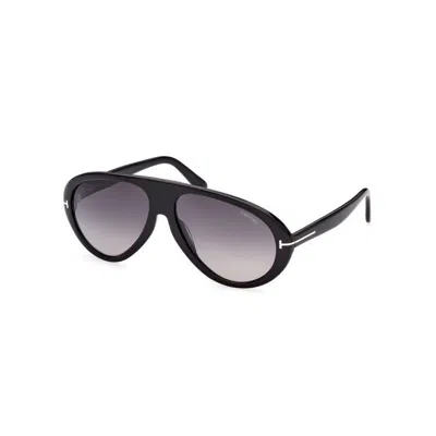 Tom Ford Men's  Camillo-02 Ft0988 01b Sunglasses In Shiny Black