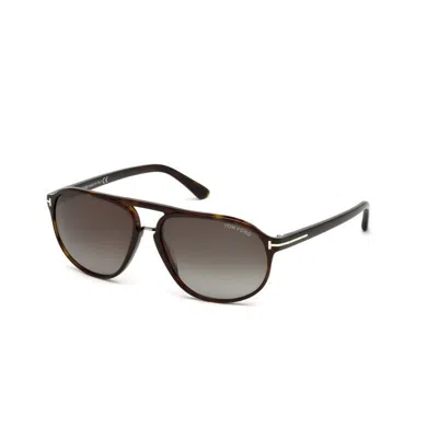 Tom Ford Men's  Ft0447 52b Sunglasses In Havana