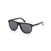 Tom Ford Men's Kevyn Polarized Acetate Square Sunglasses In Shiny Black