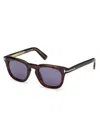 Tom Ford Men's  Icon 48mm Square Sunglasses In Metallic