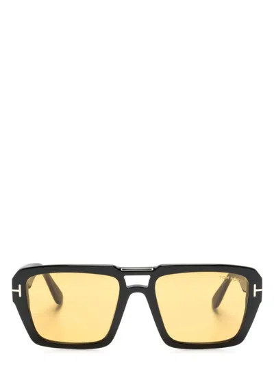 Tom Ford Men's  Redford Ft1153 01e Sunglasses In Shiny Black