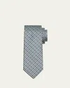 Tom Ford Men's Vertical Houndstooth Silk Tie In Multi
