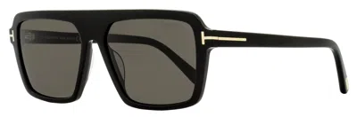 Tom Ford Men's Vincent Sunglasses Tf1176 01a Black 56mm In Multi