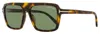 Tom Ford Men's Vincent Sunglasses Tf1176 53n Blonde Havana 56mm In Multi