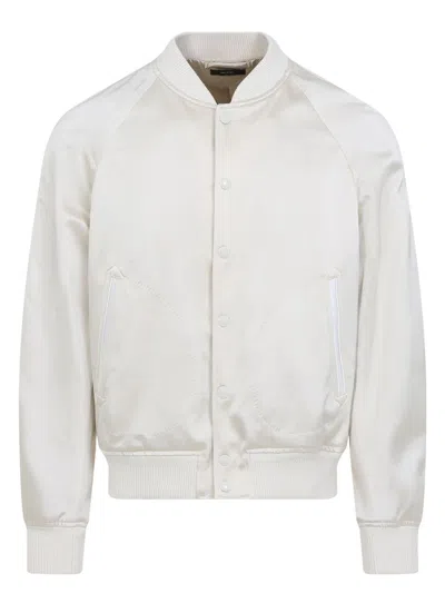 TOM FORD MEN'S VISCOSE BOMBER JACKET