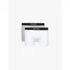 Tom Ford Stretch-cotton Boxer Briefs In White Grey