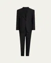 Tom Ford Men's Wool Peak Lapel Two-piece Suit In Black