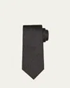 Tom Ford Men's Woven Mulberry Silk Tie In Black