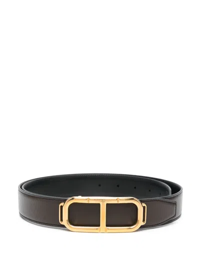 Tom Ford Mens Belts Leather In Brown
