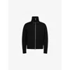 Tom Ford Merino Wool Zip Through Kzl018ymw099 Lb999 In Black