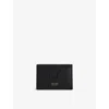 Tom Ford Mens Black Money-clip Leather Card Holder In Black