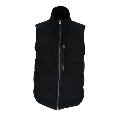Tom Ford Mens Black Vest