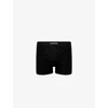 Tom Ford Mens Black Branded-waistband Pack Of Two Cotton-jersey Boxer Briefs Xl