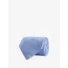 Tom Ford Mens Carta Da Zucchero Alternate Wide-blade Silk Tie In Blue