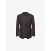 Tom Ford Single-breasted Suit Jacket In Brown