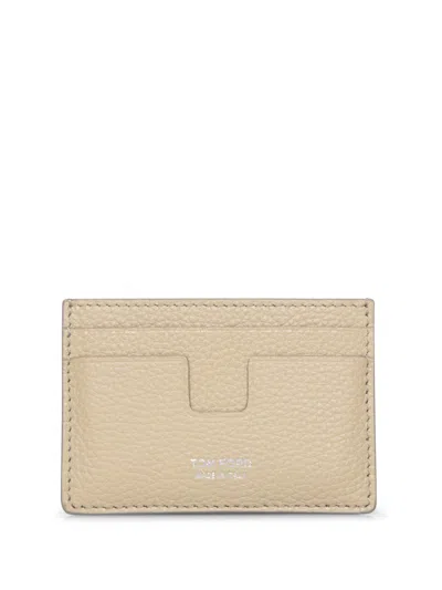 Tom Ford Mens Credit Card Holder In Dune