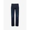 Tom Ford Mens Deep Indigo Regular-fit Straight-leg Denim Blend Jeans In Purple