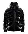 Tom Ford Mens Down Holographic Jacket In Black In Multi