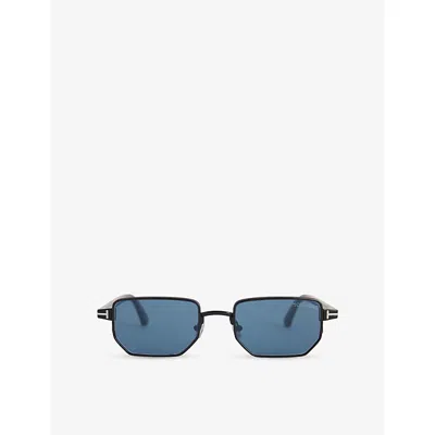 Tom Ford Mens Ft1360 Liam Metal Sunglasses Black