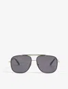Tom Ford Benton Square-frame Sunglasses In Gold