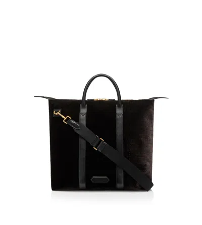 Tom Ford Mens Handle Travel Bag In Brown In Multi