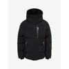 Tom Ford Mens Black Hooded Padded Shell Puffer Jacket In Black