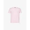Tom Ford Mens Light Rose Relaxed-fit Crew-neck Cotton And Silk-blend T-shirt In Pink
