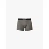 Tom Ford Cotton Stretch Jersey Boxer Briefs In Slate