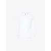 Tom Ford Mens Optical White Slim-fit Long-sleeves Cotton-poplin Shirt In White