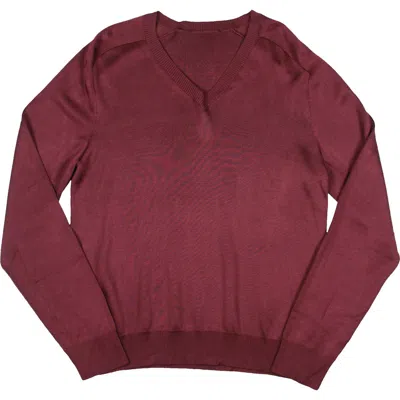 Tom Ford Mens Ribbed Trim Silk Pullover Sweater In Pink