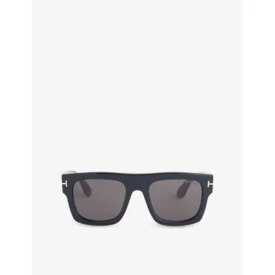 Tom Ford Fausto M Ft0711 02a Square Sunglasses In Brown