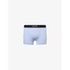 Tom Ford Mens Lavender Branded-waistband Cotton-stretch Boxer Briefs In Purple