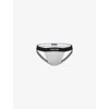 Tom Ford Mens Grey Branded-waistband Cotton-stretch Jockstrap Xl In Gray