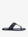Tom Ford Flat Sandals Open Toe Single Strap In Black
