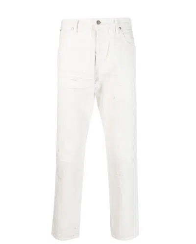 Tom Ford Ripped-detail Straight-leg Jeans In Multi