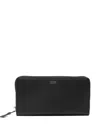 Tom Ford Unique Finish Textured Leather Wallet In Black