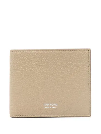 Tom Ford Mens Wallet Accessories In Beige