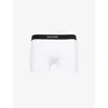 Tom Ford Logo Waistband Boxer Brief In White
