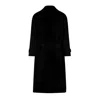 Tom Ford Mens Wool Long Coat In Black In Multi