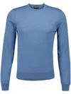 Tom Ford Merino Wool Crew-neck Sweater In Blue
