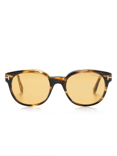 Tom Ford Mert Sunglasses In Brown