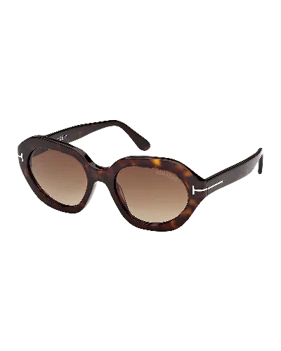 Tom Ford Meryl 53mm Oval Sunglasses