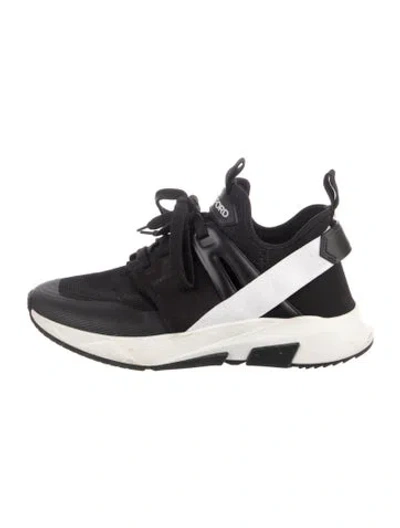 Pre-owned Tom Ford Mesh Athletic Sneakers In Black